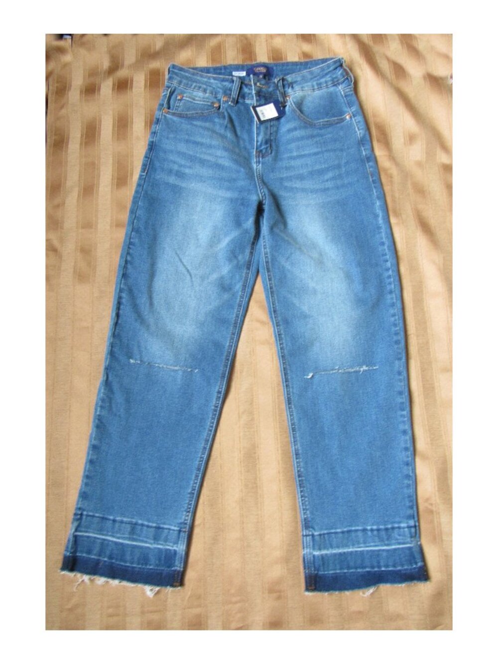 Cavalli Class High Rise Jeans, Blue  Straight Leg, size 28.